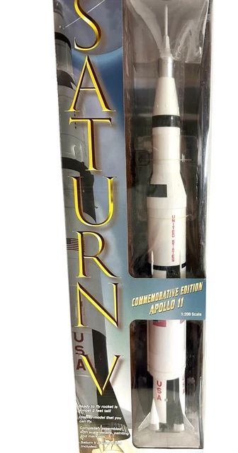 Fusée Modèle Estes Saturn V Vintage #2001, échelle 1:100, Volant, Collection