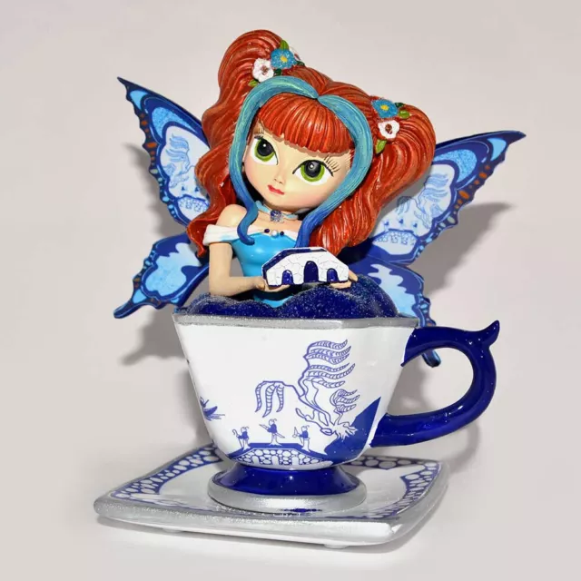 Jasmine Becket-Griffith Blue Willow Soothing and Peaceful Fairy figurine Jasmine Becket-Griffith Blue Willow Soothing and Peaceful Fairy figurine