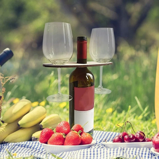 Portabicchieri Da Vino A Parete In Ferro | Espositore Per Bottiglie E Calici, 27x25,5 Cm, Kit Di Montaggio Incluso - 3