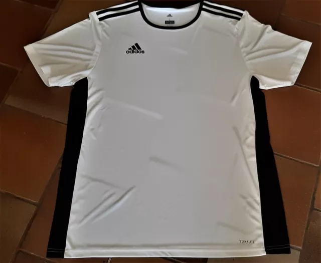 T shirt adidas noir et blanc sale