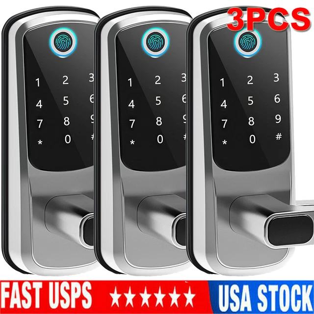 SMART DOOR LOCK Wifi Biometric Fingerprint Touch Password Digital