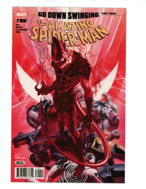 Amazing Spider-Man #799 - 1st Print Alex Ross Red Goblin Cover - 2018 Marvel