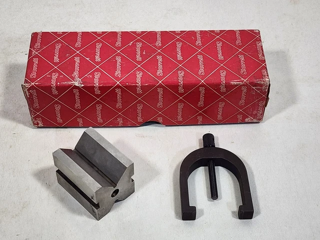 Vintage Starrett # 278 V Block & Clamp Machinist Tools / Tool Maker
