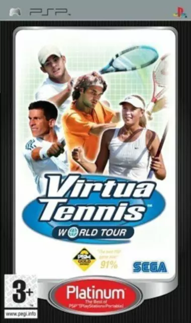 Virtua Tennis World Tour (Sony PSP 2005) FREE UK POST