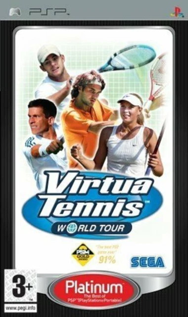 Virtua Tennis World Tour (Sony PSP 2005) FREE UK POST