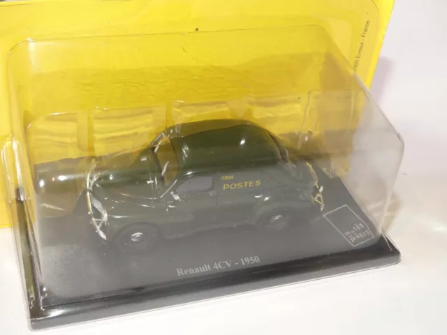 RENAULT 4CV 1950 PTT LA POSTE UNIVERSAL HOBBIES  1:43 blister