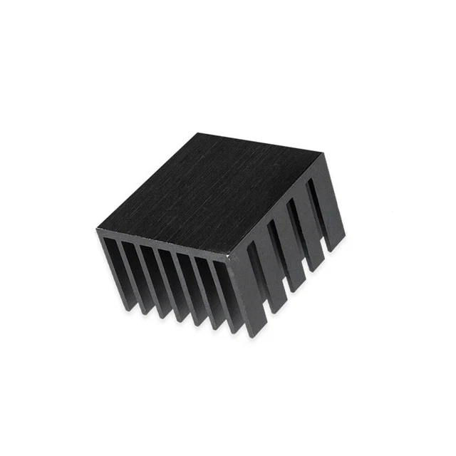 Dissipatore di calore alluminio alluminio nero circuito pinna di raffreddamento oro compatto