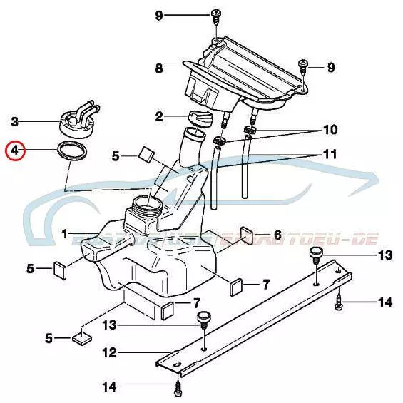 Original BMW 16112329544 - Dichtung