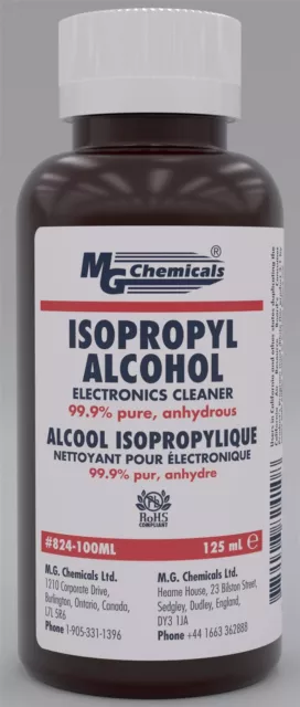 MG CHEMICALS 99.9% Isopropyl Alcohol Wipe, 6 x 5 pure IPA (thermal  printer) £5.49 - PicClick UK