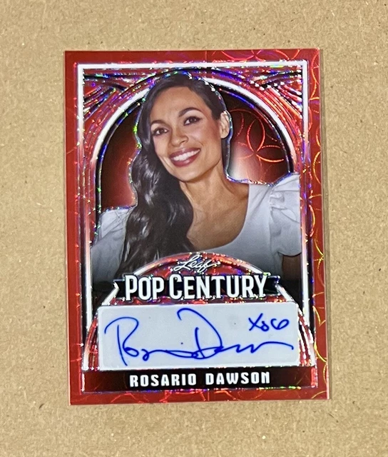2024 LEAF POP Century Rosario Dawson Red 1/3 Auto Autograph Star Wars