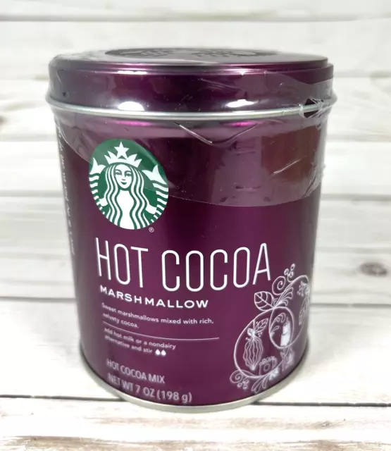 Starbucks Hot Cocoa Mix MARSHMALLOW  7oz Tin BB:3/24/2024