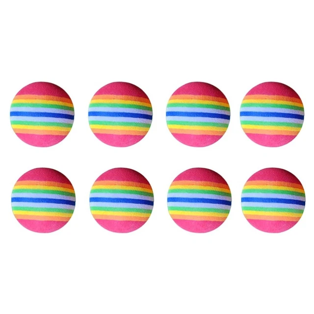 8 Pz Spugna Palla Palline Forate Accessori Esercizio Sport Cinque Colori