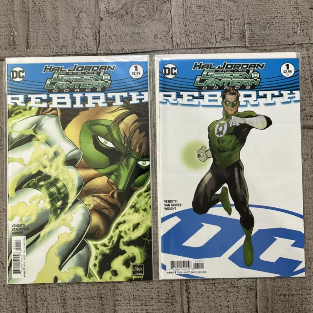 Hal Jordan and the Green Lantern Corps: Rebirth #1 Cover A & B Lot DC Sept 2016