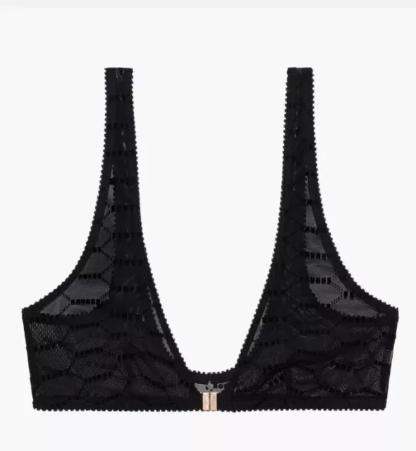 SAVAGE X FENTY Black Lace Bralette Size XS £29.99 - PicClick UK