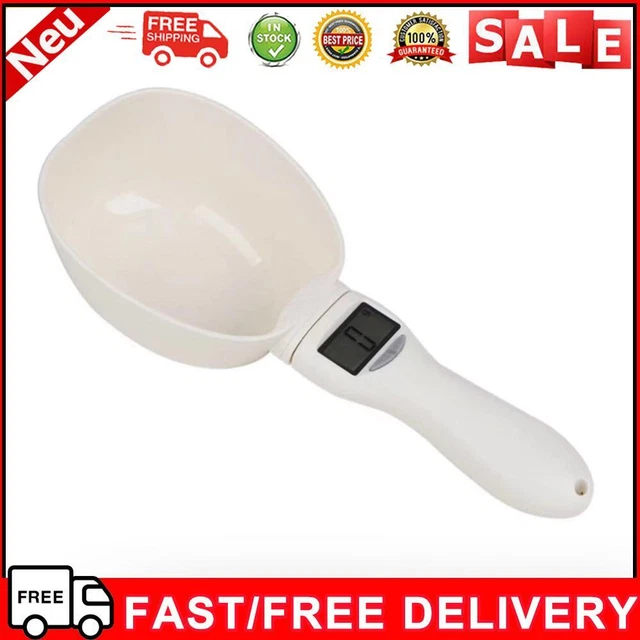 Set Di 2 Cucchiai A Forma Di Zampa Di Gatto Per Cibo Umido - In Acciaio Inox E Ceramica, Per Cani E Gatti, Bianco E Nero