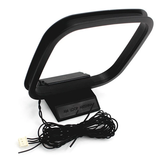 1PCS FM AM Loop Antenna for Receiver with 3-Pin Connector for Chaine Stereo K2G4