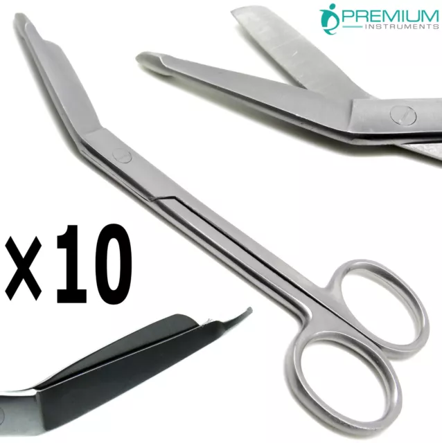 10× Bandage Scissors 5.5" Lister Surgical Medical Nurse Lightweight Instruments