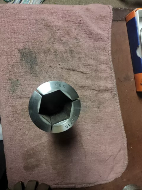 16C Collet 1-5/16" Hex Internal Thread 1.3125 16c Hexagon