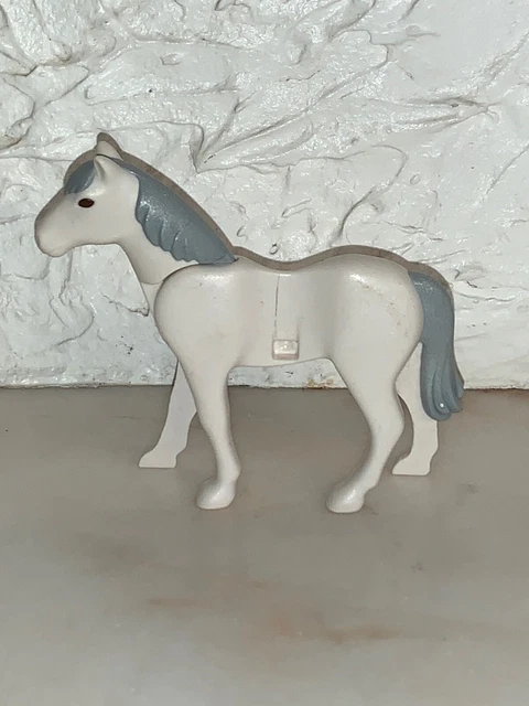 Pièce Détachée Playmobil Cirque - Cheval Blanc Référence 4230, Cheval De Cirque Playmobil