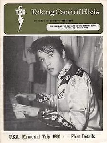 Elvis Presley Taking Care of Elvis October/November 1979 fanzine UK 1979 10"x7