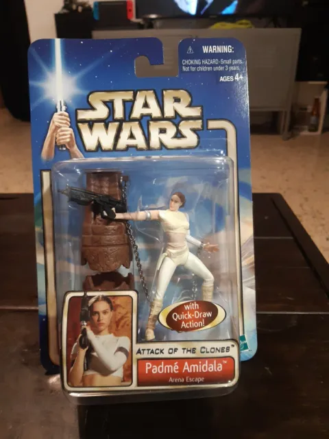 Figurine Star wars Padme amidala Arena Escape Attack Of The Clones Hasbro