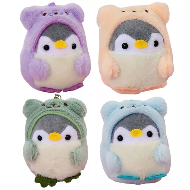 Peluche douce jouet ours transformé pingouin pendentif article délicieux et de