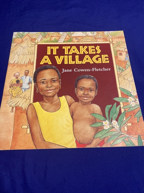 Big Book Teacher Oversized Easel Reading Story IT TAKES A VILLAGE Fletcher