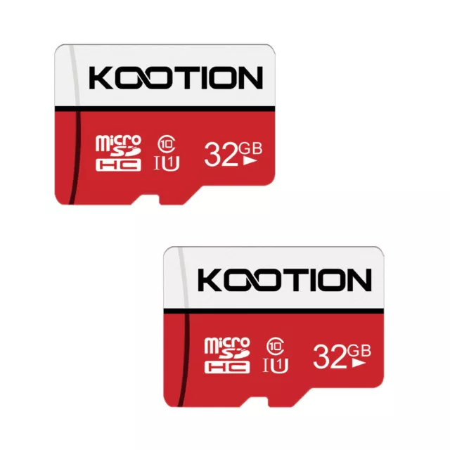 2X 32GB Micro-SD-Karte TF Card Memory Card Speicherkarte SDHC Class 10 80MB/s