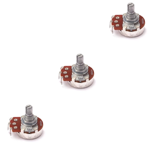 3 Count Linear Potentiometer Audio Potentiometers Push Pull