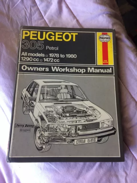 Peugeot 305 Petrol 1978-1980 Haynes Manual 1290cc - 1492cc