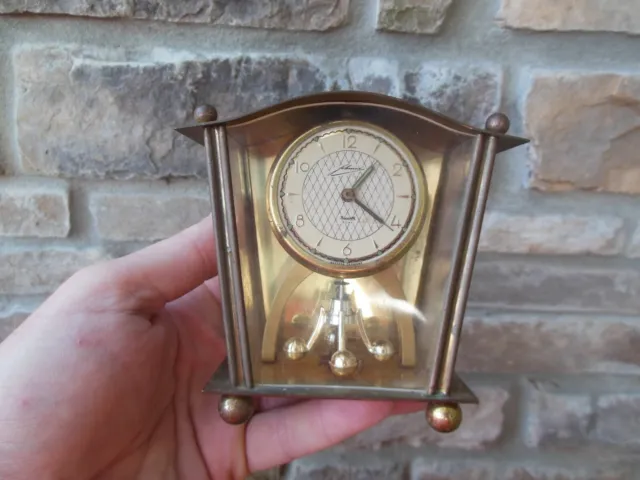 Vintage Schmid Schlenker  West Germany Pendulum 8 DAY Clock for Repair Parts