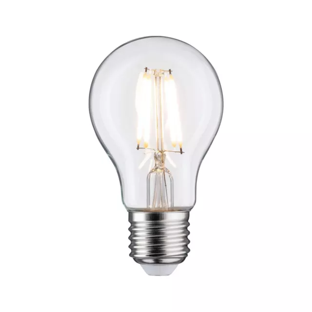 Paulmann LED E27 5W 2700K Blanc Chaud Dimmable Filament Verre Transparent 230V