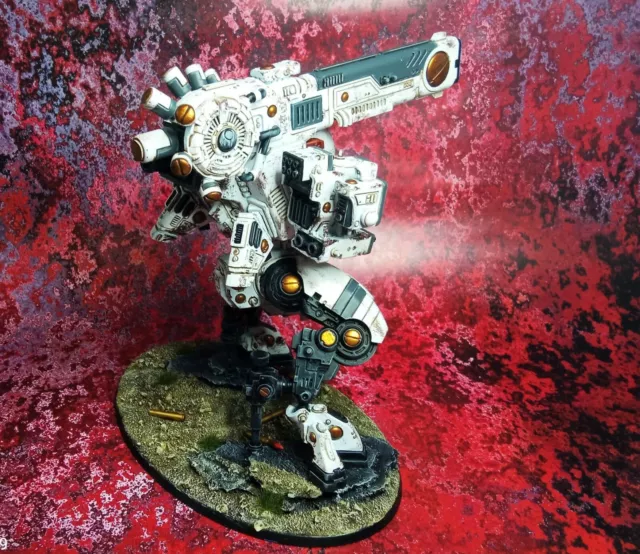 Warhammer 40K  TAU EMPIRE KV128 STORMSURGE - Painting Painted Commission 3