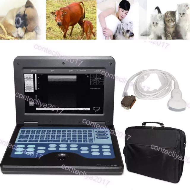 Scanner à ultrasons vétérinaire portable, machine portable, sonde convexe...