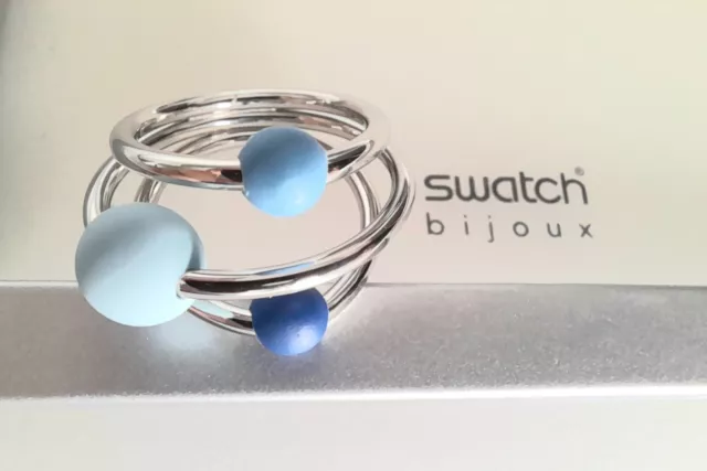 Swatch Bijoux Jewelry: Ring " Rumbasoul " (JRS034) Blue New/Top-Rarität