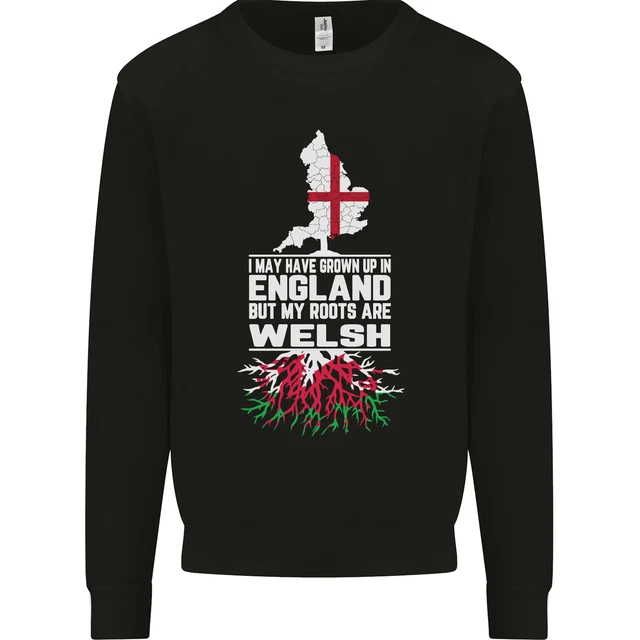 Wales My Roots Are Scottish Mens Sweatshirt Jumper
