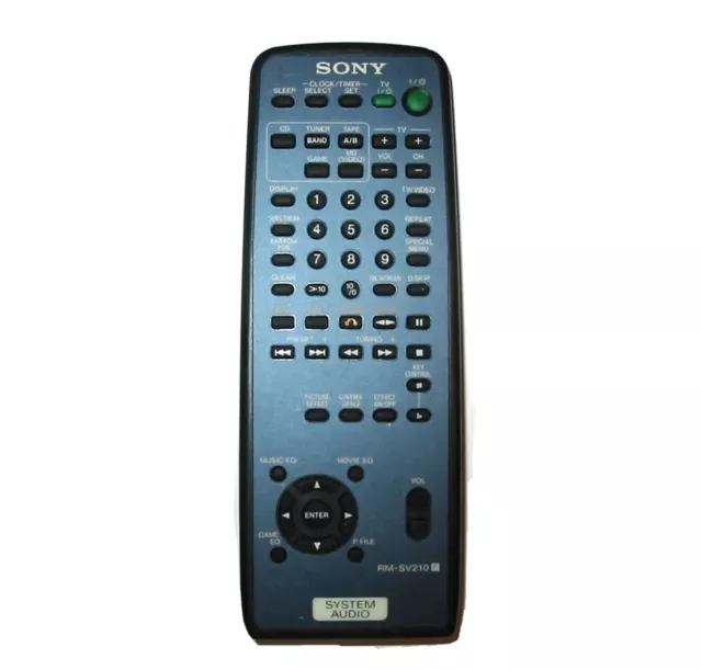 Genuine Remote Control Télécommande Sony Authentique RM-SV210 TV System Audio