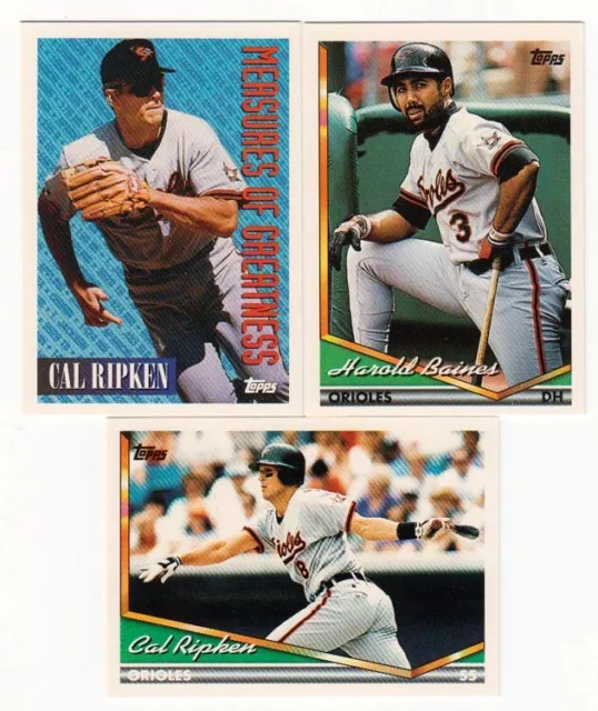 1994 Topps Baseball MLB cards - Pick your Team Set with Traded