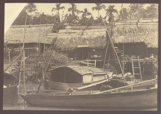 Vietnam Indochine COCHINCHINE, Environs de SAIGON, Vintage print 1901 - 8x12 cm