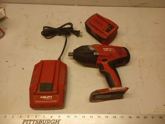 Hilti SIW 22T-A 1/2" High Torque Impact Wrench w/ 5.2 Battery & Charger