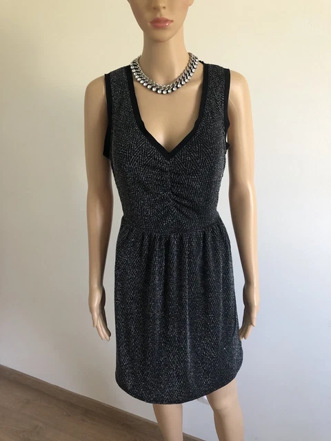 Robe Pailletée Lipsy Noir Et Argent - Taille Unique, Portée Une Fois, Excellent état