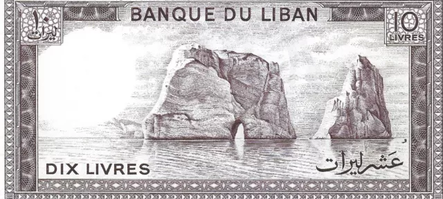 Un billet de 10 livres du Liban NEUF UNC