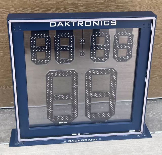 Daktronics Shot Clock Transparent 30” LED Basketball Backstop 0A-1322-0034 Daktronics Shot Clock Transparent 30” LED Basketball Backstop 0A-1322-0034