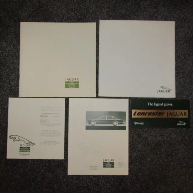 Brochure JAGUAR DAIMLER XJ40 XJ6 Sovereign 2,9 3,6 + liste de prix série III 1987