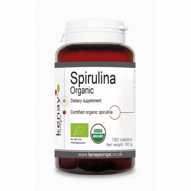 Spiruline Bio, 180 comprimés - complément alimentaire