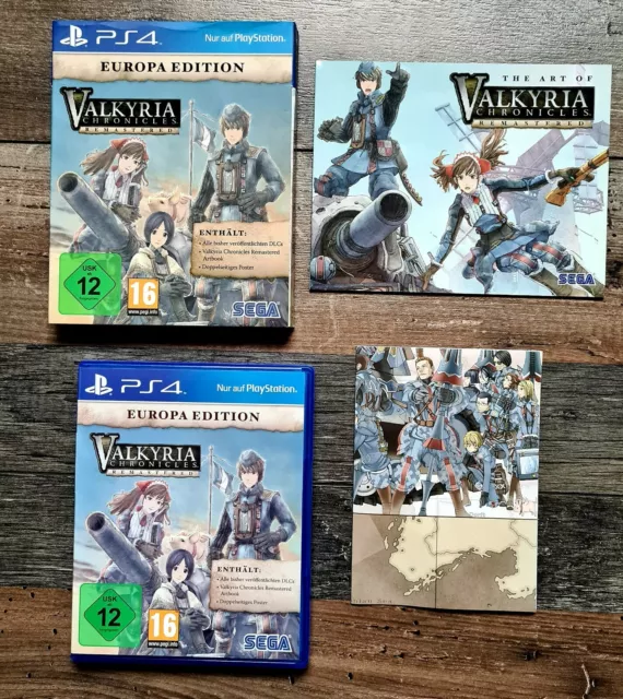 Valkyria Chronicles Remastered Limited Special Europa Day One Edition PS4 CIB
