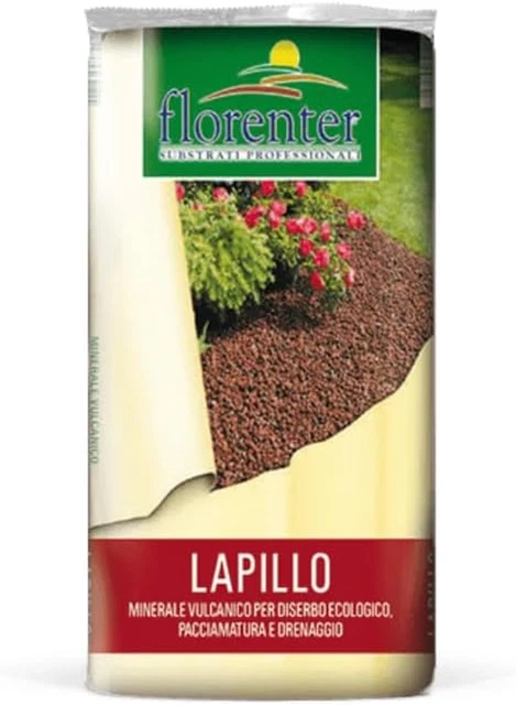 Lapillo Vulcanico Rosso Decorativo 10/16 Mm - Sacco Da 31 Kg (33 Litri) Per Giardini E Vasi - Foto 8