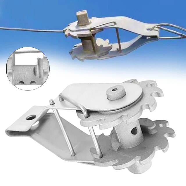 24pcs In-Line Fence Wire Strainer Ratchet Tensioner Electric Fencing Aluminum US