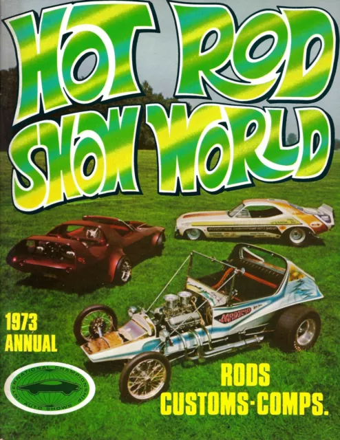 George Barris personal magazine collection-Hot Rod Show World ICAS program 1973