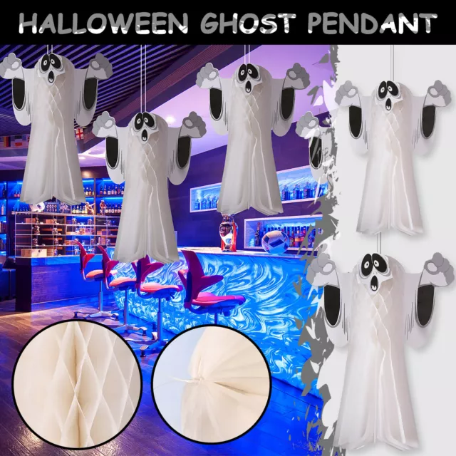 Halloween Ghost Pendant Bar Party Decoration Supplies Haunted House Pendant